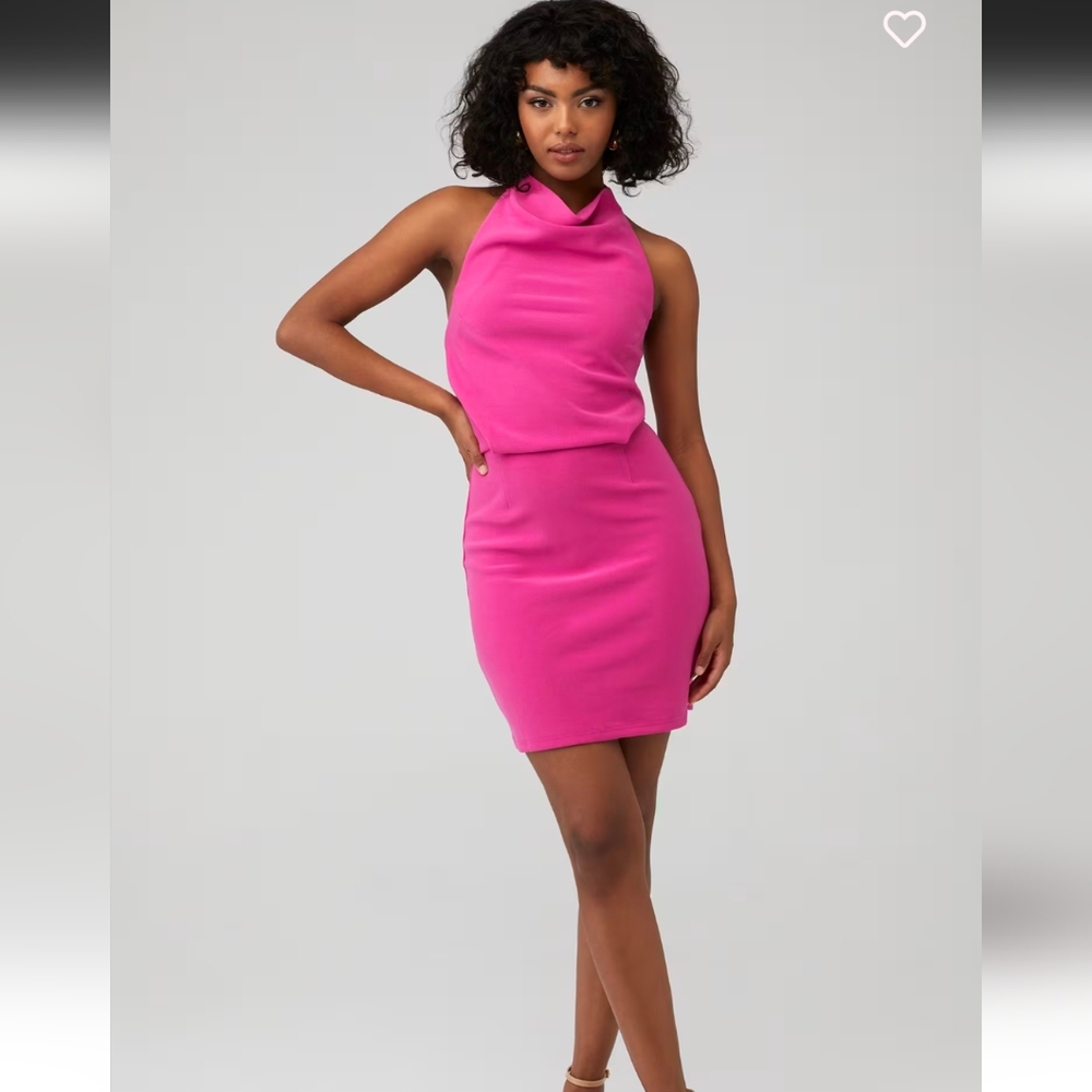 EUC Elliatt Phillipas Elegant Pink Halter Dress XS